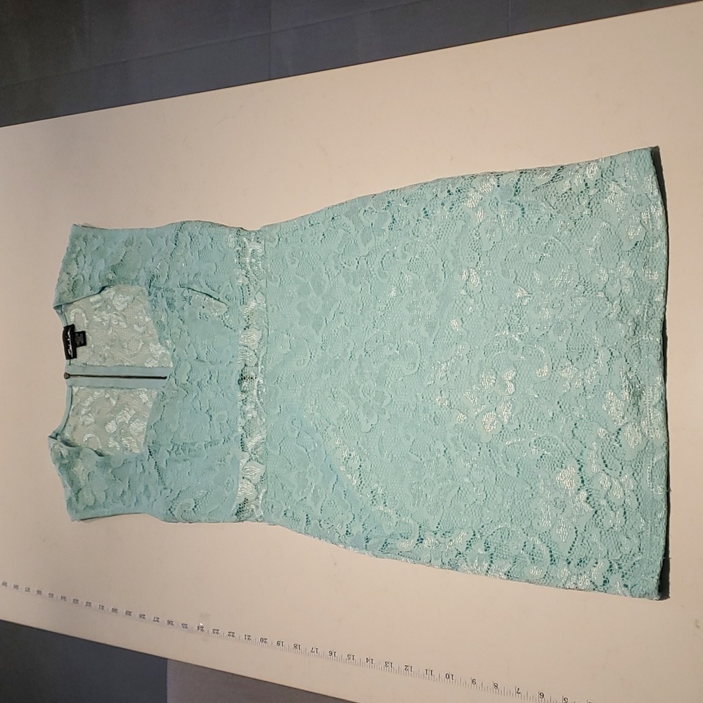 Seductions aqua mini dress